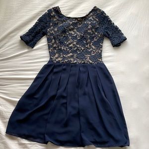 B Darlin Navy Blue Dress